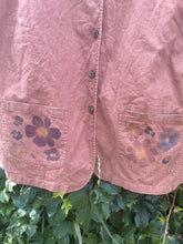 Flower-hammered Linen/Cotton Vest