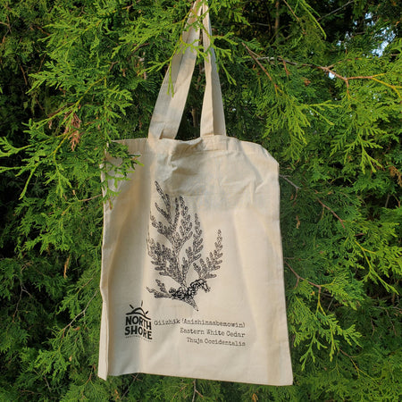 GIIZHIK // CEDAR // Botanical Tote Bag